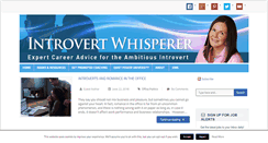 Desktop Screenshot of introvertwhisperer.com