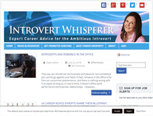 Tablet Screenshot of introvertwhisperer.com